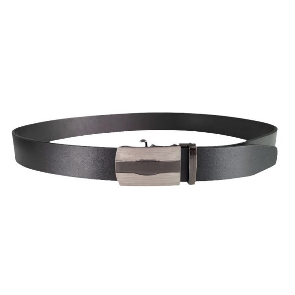 PU Classic Casual Business All-match Automatic Buckle Toothless Men's Belt - Image 4