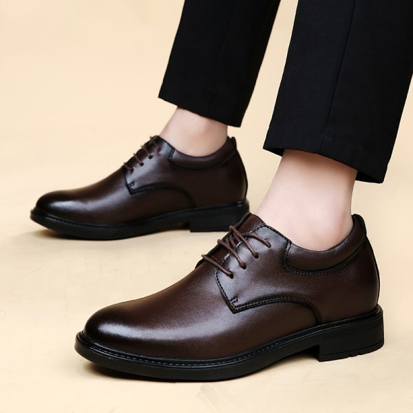 Business Leather Shoes Gentleman Formal Casual Shoes Spring Low-top Leather Surface - Image 3