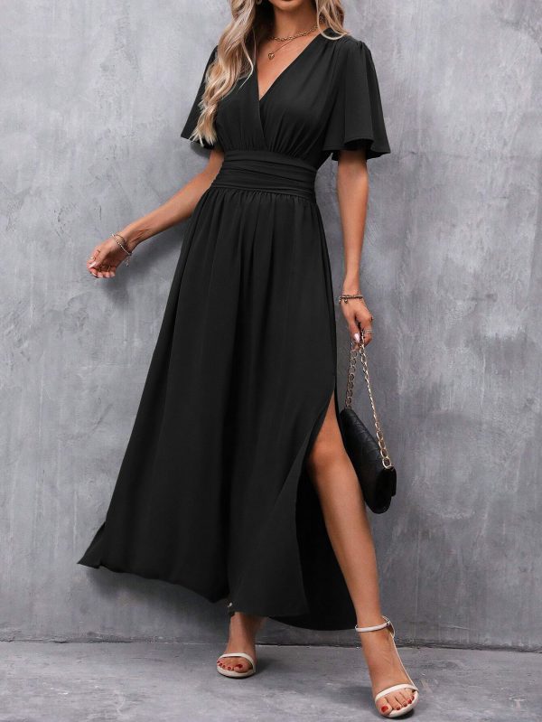 Fashionable Elegant Split Dress Women's Clothing - Image 5