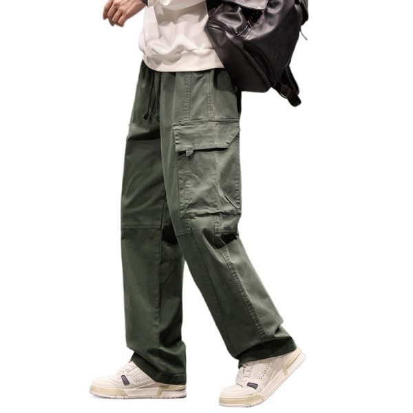 Autumn And Winter New Straight Loose Oversized Cargo Pants - Image 5