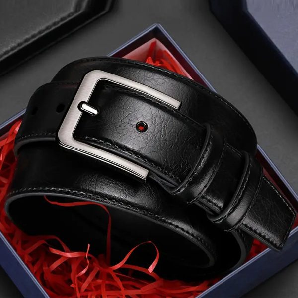 Men's Retro Pin Buckle Belt Simple All-match - Image 4