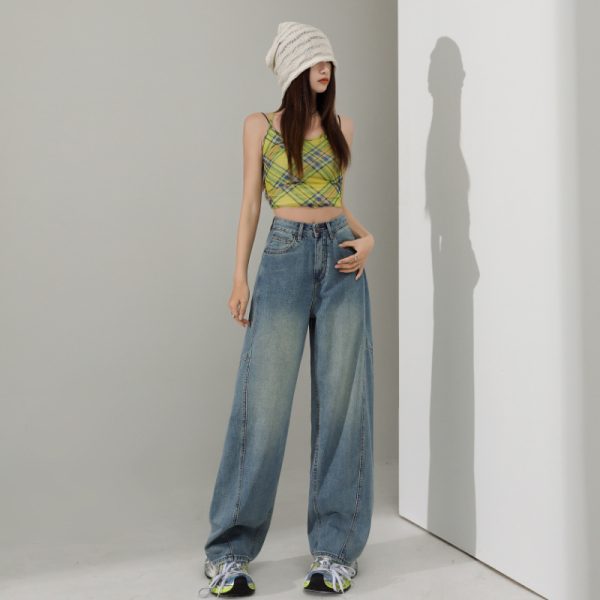 Wide Leg Jeans Loose Fashion Women - Image 7