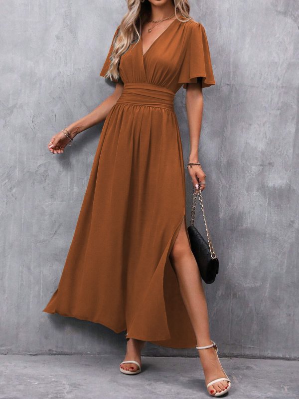 Fashionable Elegant Split Dress Women's Clothing - Image 6