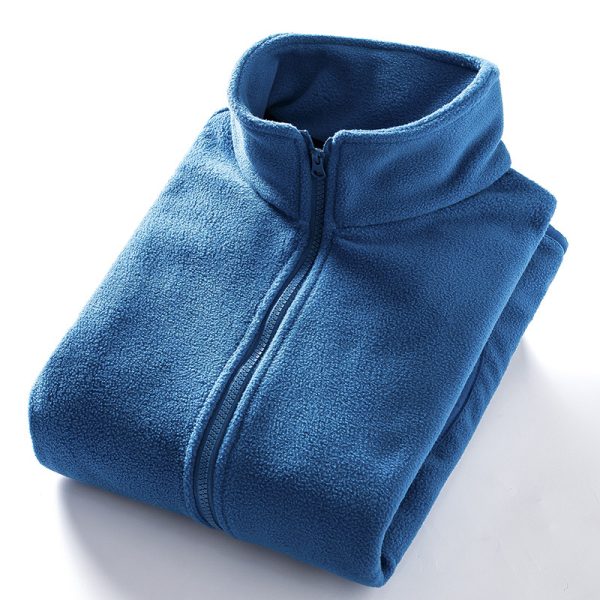 Men's Double-sided Thickened Sweater Polar Fleece Jacket - Image 8