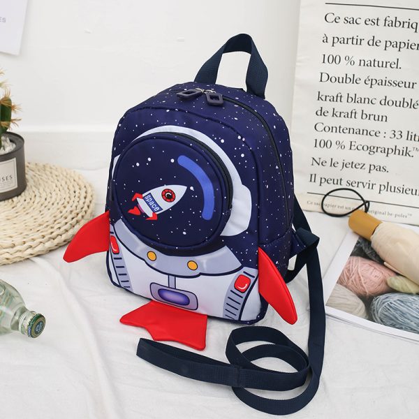 Anti-lost Children Backpack Hand Holding Rope Kindergarten Backpack - Image 7