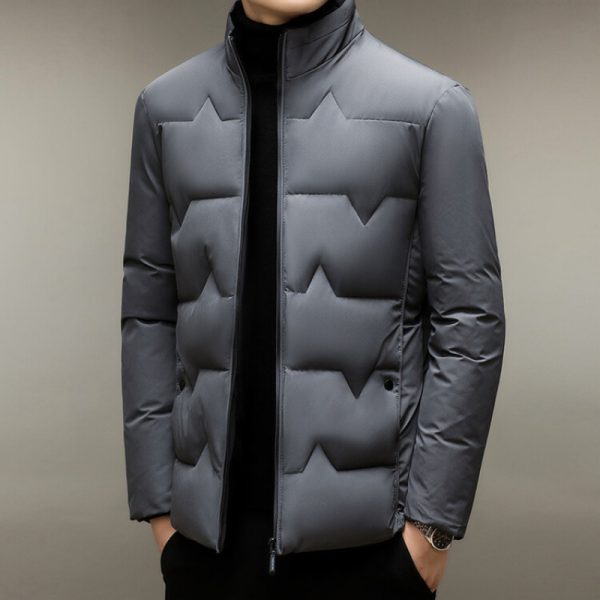 Men's Thickened Cotton-padded Coat Middle-aged Dad Cotton-padded Jacket - Image 6