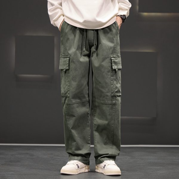 Autumn And Winter New Straight Loose Oversized Cargo Pants - Image 8