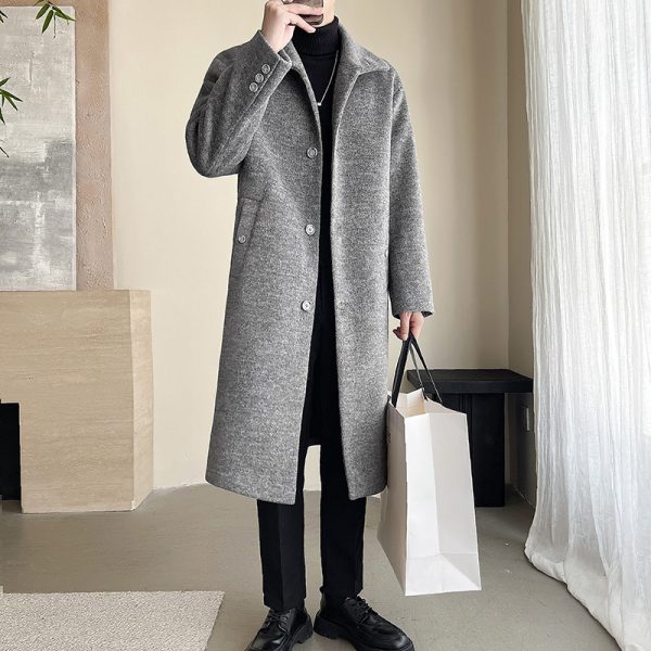 Winter Overknee Long Cotton And Thickening Woolen Coat - Image 6