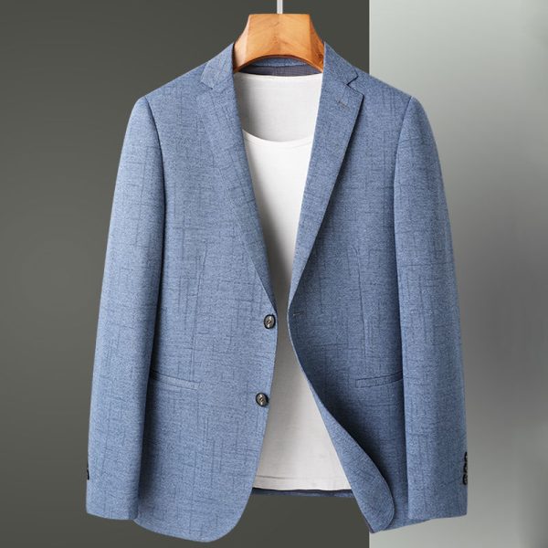 Men's Solid Color Jacket Light Business Suit