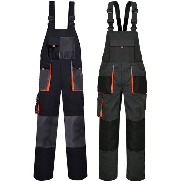 Multi-pocket Overalls Suit Wear-resistant One-piece - Image 4