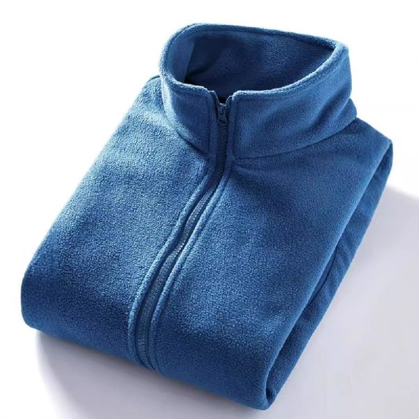 Men's Double-sided Thickened Sweater Polar Fleece Jacket - Image 4