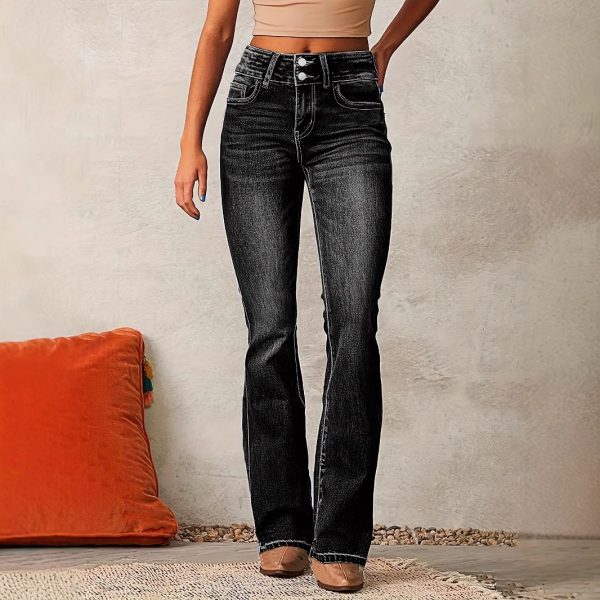 New Washed Street Skinny Retro Stretch Jeans Women's Clothing - Image 3