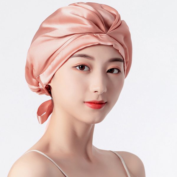 Fashion Home Sleep Lunch Break Hair Care Hat Satin