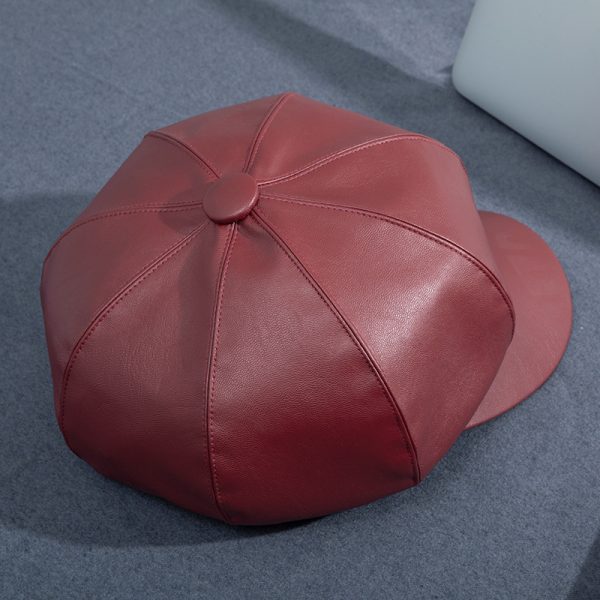 Temperament Korean Style Octagonal Pumpkin Hat Literary Style - Image 8