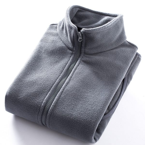 Men's Double-sided Thickened Sweater Polar Fleece Jacket - Image 6