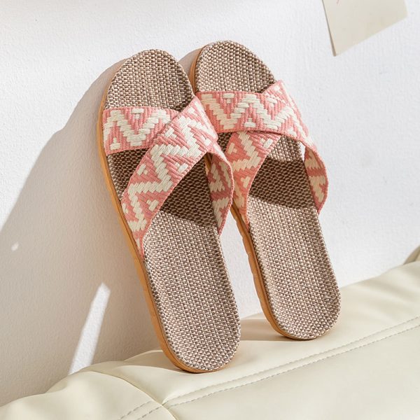 Couple Non-slip Cotton Linen Eva Soft Bottom Fashion Japan And South Korea Sandals - Image 10