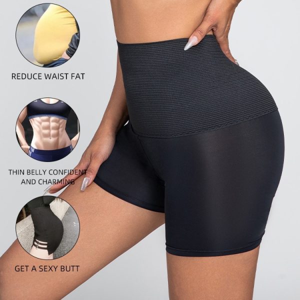 Pure Color Seamless Boxers Without Curling Shaping Pants Body Shaping And Hip Lifting