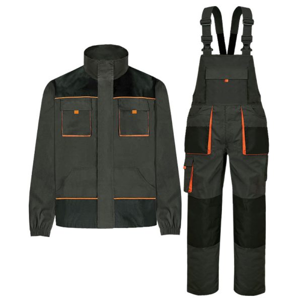 Multi-pocket Overalls Suit Wear-resistant One-piece - Image 3