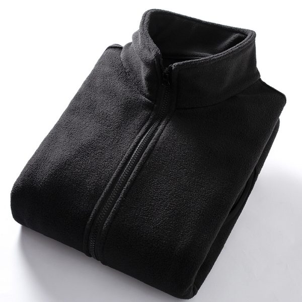 Men's Double-sided Thickened Sweater Polar Fleece Jacket - Image 7