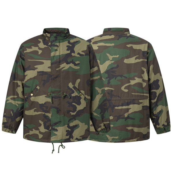 Camouflage Advanced Design Men's Thick Warm Cotton-padded Jacket Coat - Image 3