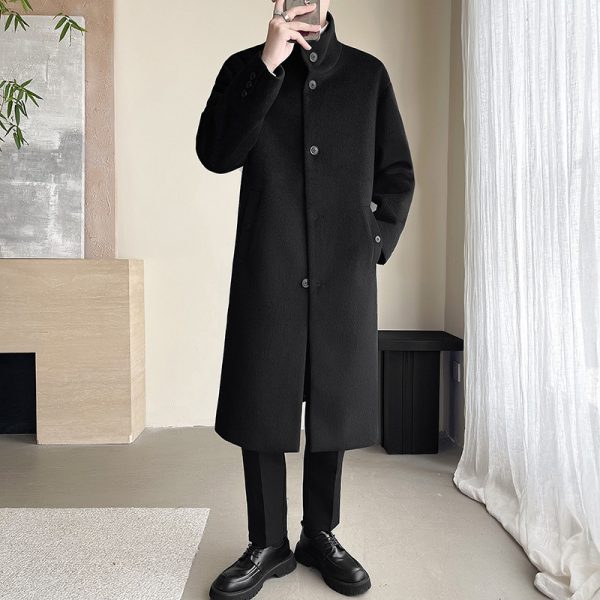 Winter Overknee Long Cotton And Thickening Woolen Coat