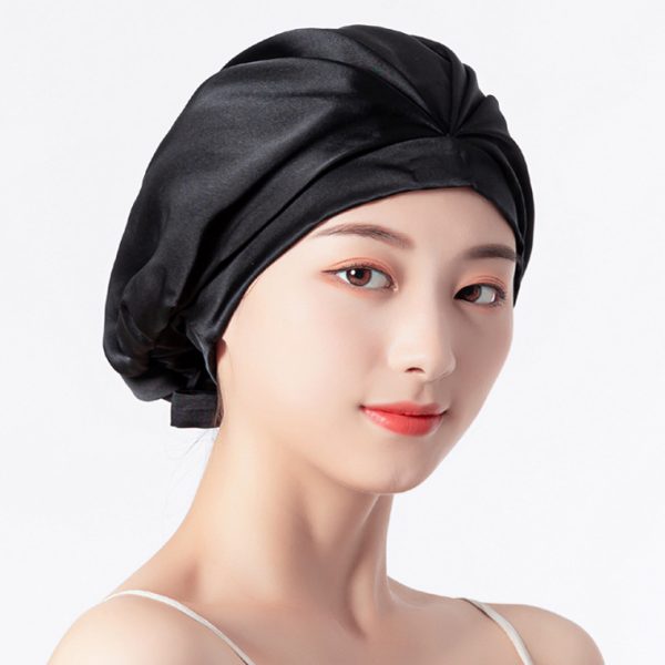 Fashion Home Sleep Lunch Break Hair Care Hat Satin - Image 2