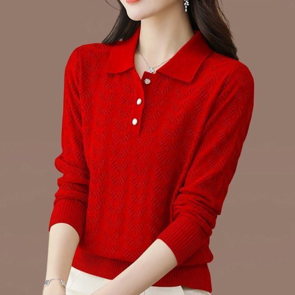 Fashion Loose Bottoming Shirt Knitted Top - Image 3