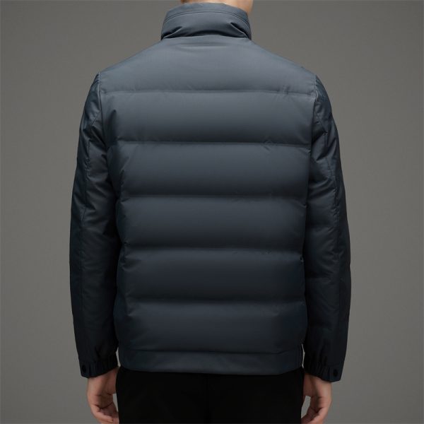 Men's Winter Stand Collar Short Thickened Warm Outdoor Down Jacket - Image 2