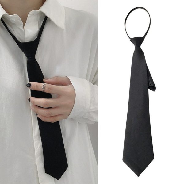 Student Zipper Lazy Safety Tie Men And Women