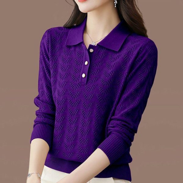 Fashion Loose Bottoming Shirt Knitted Top - Image 8