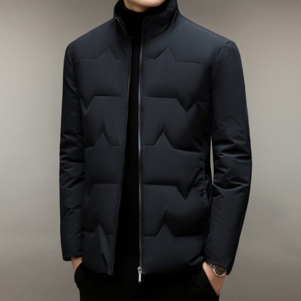 Men's Thickened Cotton-padded Coat Middle-aged Dad Cotton-padded Jacket - Image 8