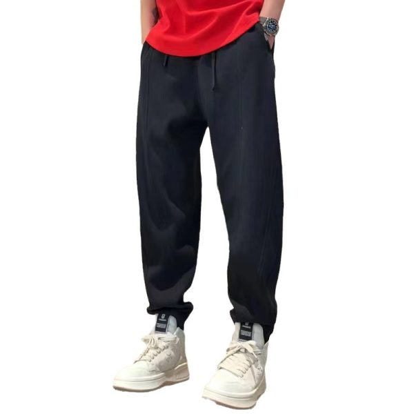 Men's Thickened Spring And Autumn All-match Ankle-tied Loose Harem Pants - Image 4