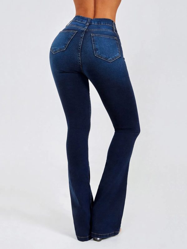 High Waist Slim Stretch Shaping Women's Jeans - Image 3