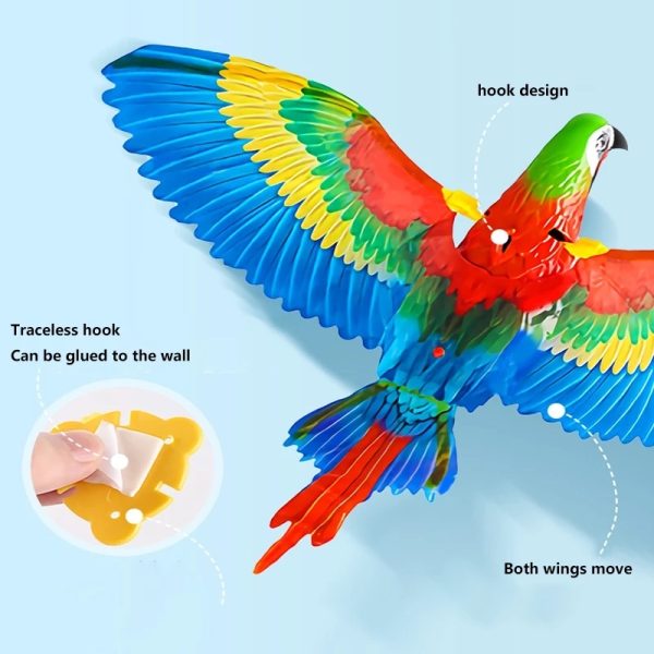 Simulation Bird Cat Interactive Pet Toys Hanging Eagle Flying Teasering Play Kitten Dog Toys Animals Cat Accessories Supplies - Image 5