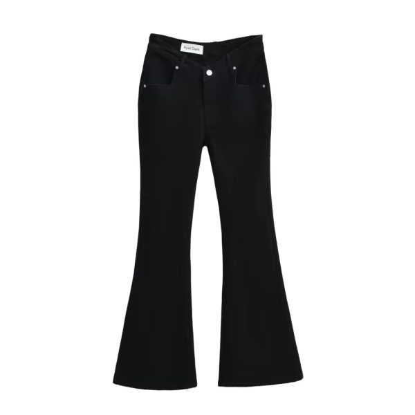 Fuli Washed Nostalgic Skinny Jeans For Women - Image 6