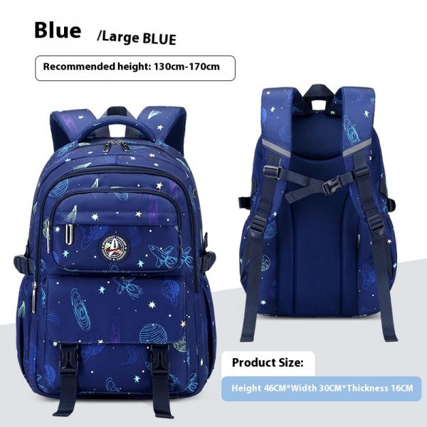 Primary School Student Starry Sky Leisure Schoolbag Junior High School Student Backpack - Image 7