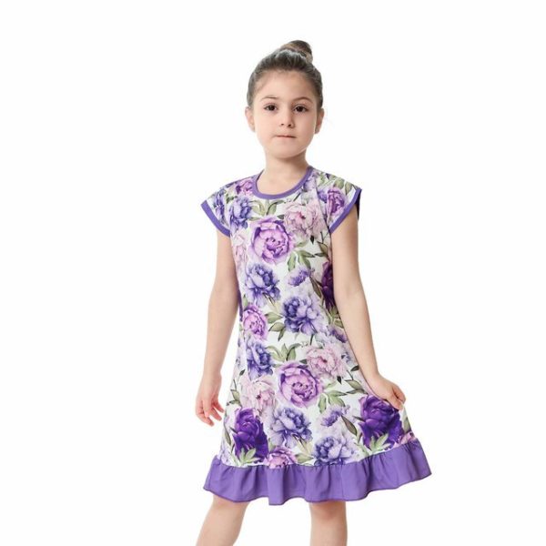 3D Printing Pajamas Children Clothes Children Pajamas Dresses Baby Girls Pajamas Pajamas - Image 4