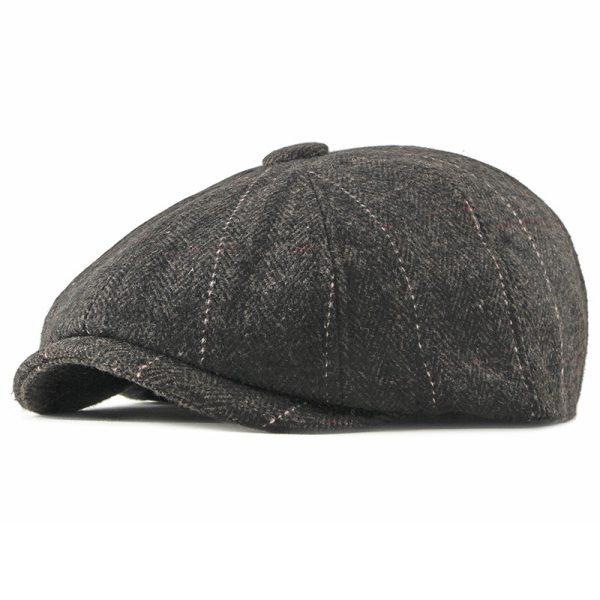 Ladies New Octagonal Casual Painter Hat - Image 3