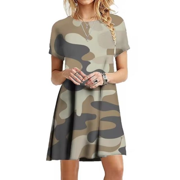 Summer Female Military Camouflage Skirt - Image 6