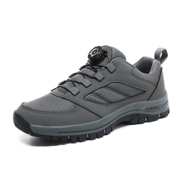 Extra Large Size Work Training Shoes Male Black Breathable - Image 7