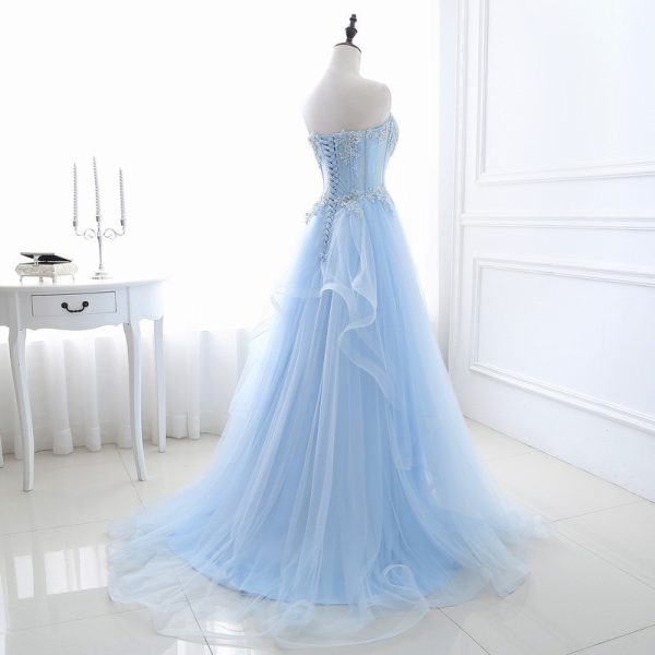 Tube Top Tied Slim Fit Bridesmaid Costume Banquet Party Annual Meeting Host Performance Costume - Image 3