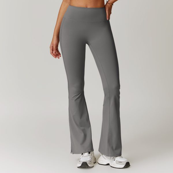 Skinny Peach Hip Raise Yoga Pants Running Sports Bell-bottom Pants - Image 4