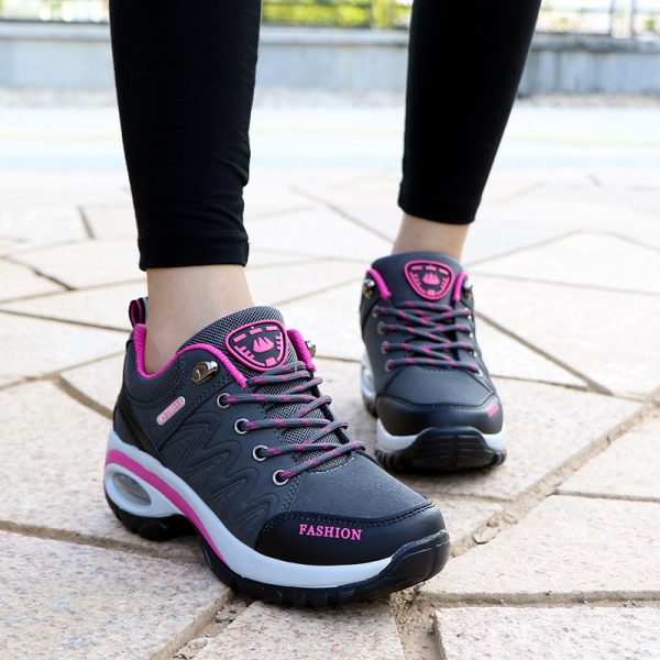 Autumn Winter Women Sneakers Air Cushion Design Platform Shoes - Image 3