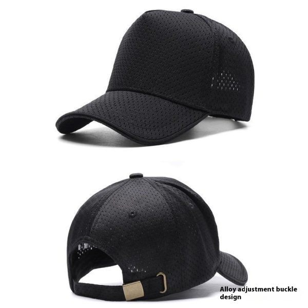 Full Mesh Breathable High Crown Baseball Cap - Image 4