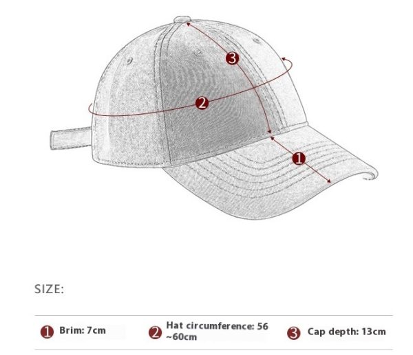 Letter Three-dimensional Embroidery Hole Soft Wine Red Baseball Cap - Image 3