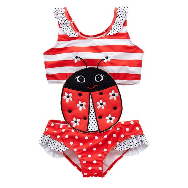 Baby Girls Swimwear Watermelon Swimsuit Swimming Beach Bathing Bikini Cute Summer One-piece Swimming Costume - Image 7