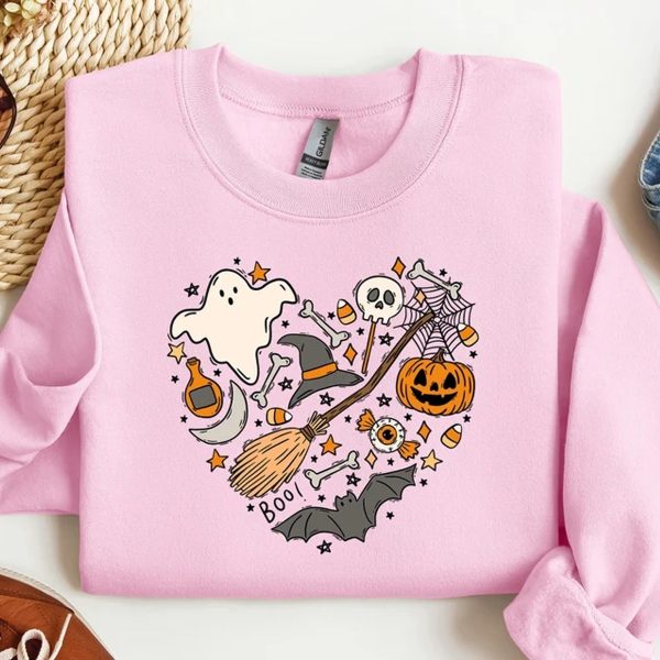 Cartoon Cute Halloween Sports Sweater - Image 4