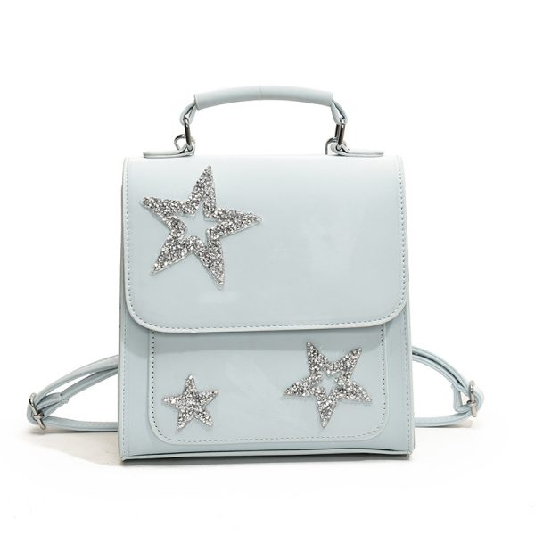 Women's Bag Fashionable Sequins Five-pointed Star Backpack - Image 8