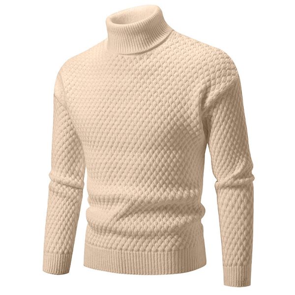 Men's Turtleneck Sweater Knitwear - Image 6