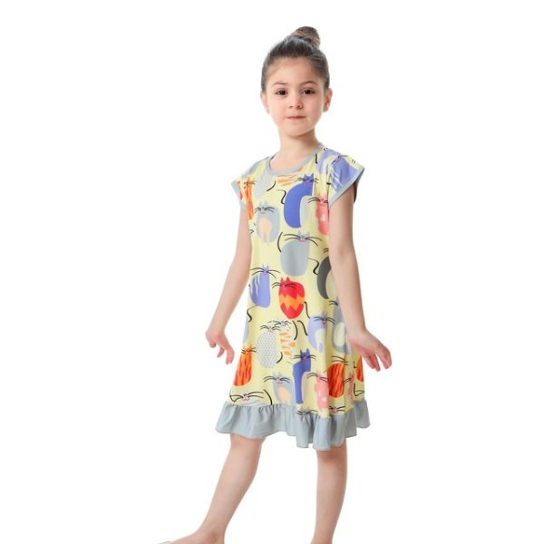 3D Printing Pajamas Children Clothes Children Pajamas Dresses Baby Girls Pajamas Pajamas - Image 6